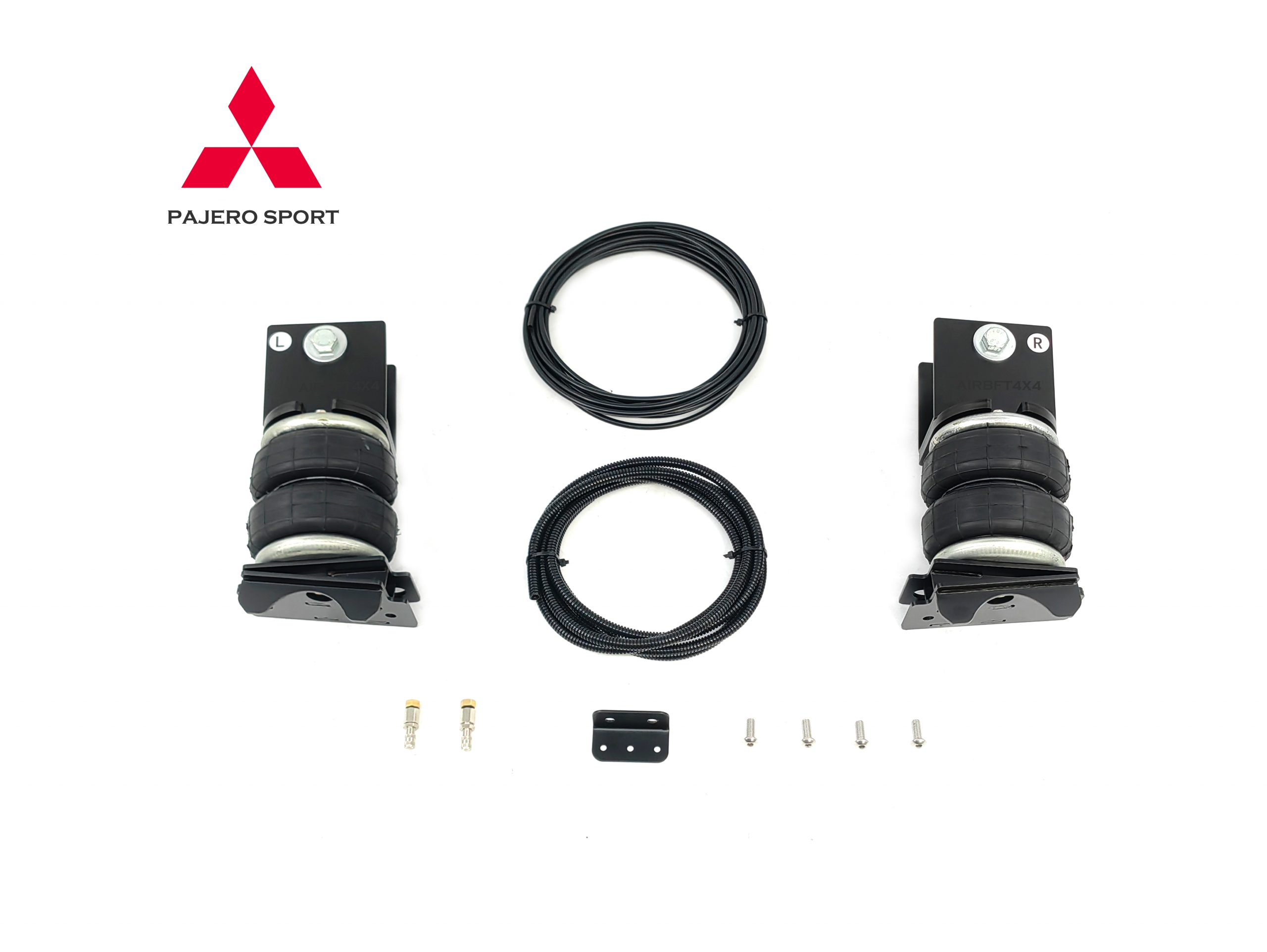 AIRBFT4X4三菱帕杰罗劲畅辅助承载气囊套件